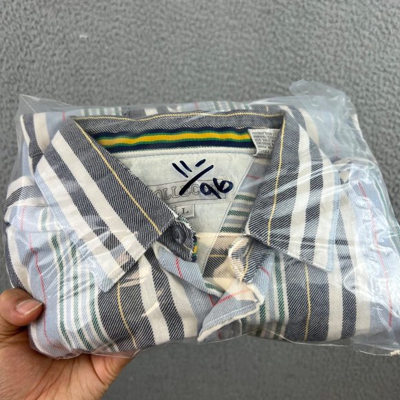 Vintage Collectif Men's plaid flannel shirt size L - Picture 5 of 7